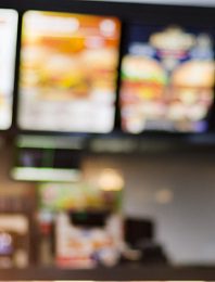 Unclear digital menu screens